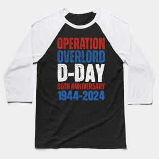 D-Day 80th Anniversary Normandy Baseball T-Shirt